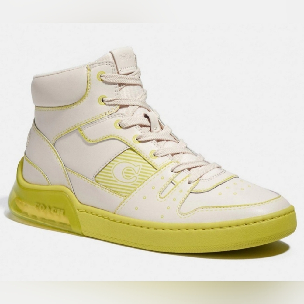 Coach Citysole Hightop Sneaker w/ Trompe L'oeil CA361